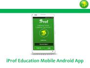 iProf Launched a Noteworthy and New Education App