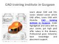 Professional CAD and Catia Training Institute in Noida