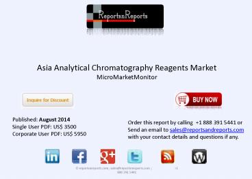 Asian Analytical Chromatography Reagents Industry Recent Developments & Opportunities