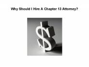 Chapter 13 Attorney