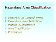 hazardous area classification