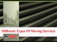 Types Of Moving Services PowerPoint PPT Presentation