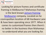 Melbourne's Best Picture Framing Shop