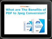 What are the benefits of pdf to jpeg conversion