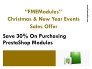 PrestaShop Modules Sale Offer for Christmas