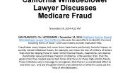 California Whistleblower Lawyer Discusses Medicare Fraud