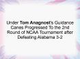 Under Tom Anagnost's Guidance Canes Progressed To the 2nd Round of NCAA Tournament after Defeating Alabama 3-2 PowerPoint PPT Presentation