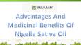 Advantages And Medicinal Benefits Nigella Sativa Seeds Oil PowerPoint PPT Presentation