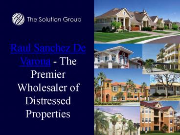 Raul Sanchez De Varona - realtor