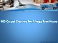 MD Carpet Cleaners for allergy free home PowerPoint PPT Presentation