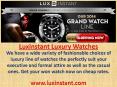 Luxinstant Luxury Watches PowerPoint PPT Presentation