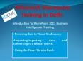  Microsoft Sharepoint  Training in Delhi PowerPoint PPT Presentation