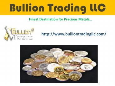 Buy Gold and Silver Online at a Competitive Price
