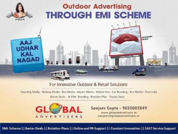 Outdoor Media Services Bandra - Global Advertisers