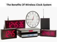 The Benefits Of Wireless Clock System