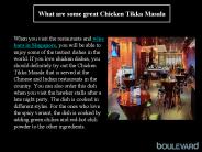 What are some great Chicken Tikka Masala