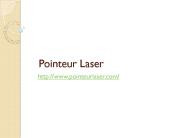 Pointeur Laser