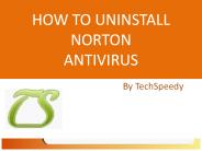 HOW TO UNINSTALL NORTON ANTIVIRUS