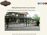 Aluminum Gates for Enhancing Security and Beauty