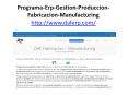 Programa-Erp-Gestion-Produccion-Fabricacion-Manufacturing PowerPoint PPT Presentation