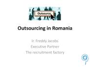 Presentation Outsourcing of business processes in Romania dec 2014