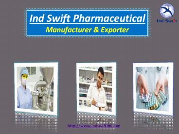 Top Pharma Company in India | Ind Swift