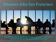 Attorney Jobs San Francisco