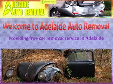 Adelaide Auto Removal