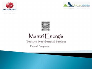 Mantri Energia  Location Map