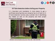 Oil Tank Detection Necessary before Selling Property