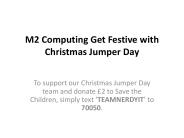 M2 Computing Get Festive with Christmas Jumper Day