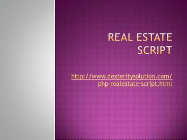 Real Estate Script (1)