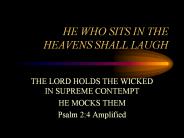 God Laughs