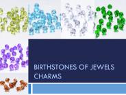 BIRTHSTONES of Jewels Charms