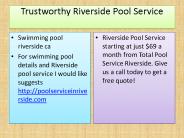 pool service riverside ca
