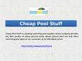 Cheap Pool Stuff - Swimming Pool Supplies Online
