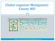 Clutter organizer Montgomery County MD (1)