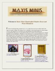 Belt buckle shadow boxes