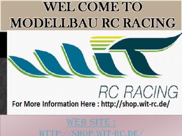 Modellbau RC Racing