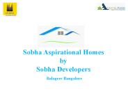 Sobha Aspirational Homes model apartments