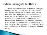 indian surrogate mothers