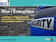 Blue I - Event Security Services
