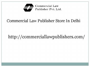 law book publisher in Delhi