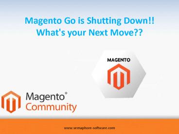 Magento Go Migration Solution Magento Go to Magento Community