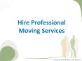 Professional Moving Service PowerPoint PPT Presentation