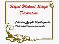Royal Mehndi Stage Decoration PowerPoint PPT Presentation