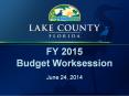 FY 2015 Budget Worksession PowerPoint PPT Presentation