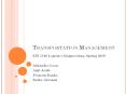 Transportation Management PowerPoint PPT Presentation