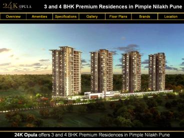 24K Opula - 3 & 4 BHK Residential Projects in Pimple Nilakh Pune ...