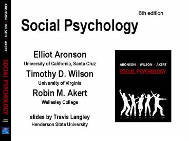 Social Psychology